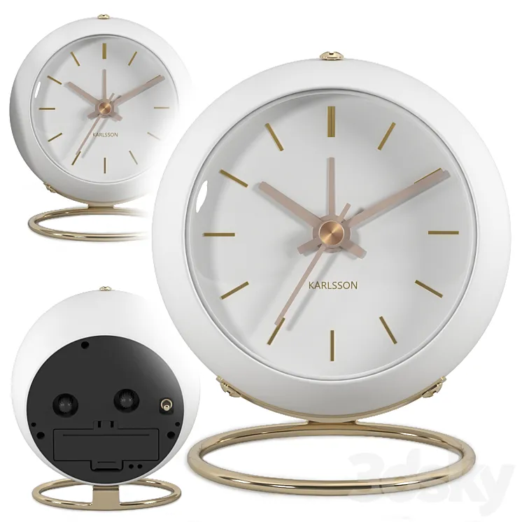 Karlsson Alarm Clock Globe 3DS Max