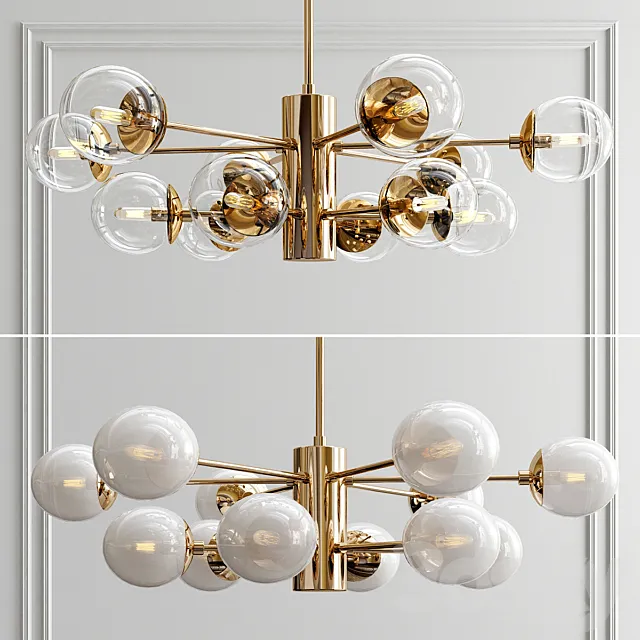 Karrington Small Chandelier 3ds Max