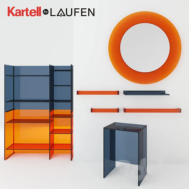 KARTEL by LAUFEN ACCESSORIES SET 3DSMax File