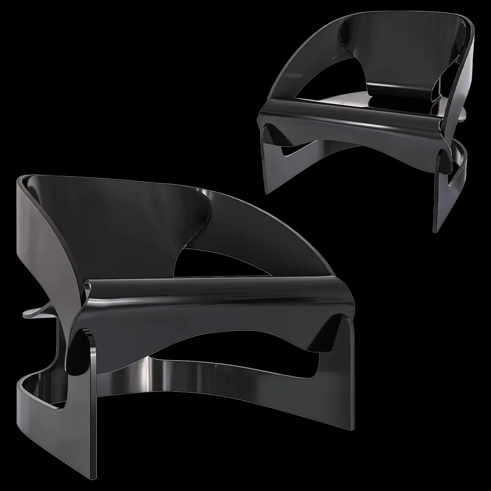 Kartell – Armchair Joe Colombo 3ds Max