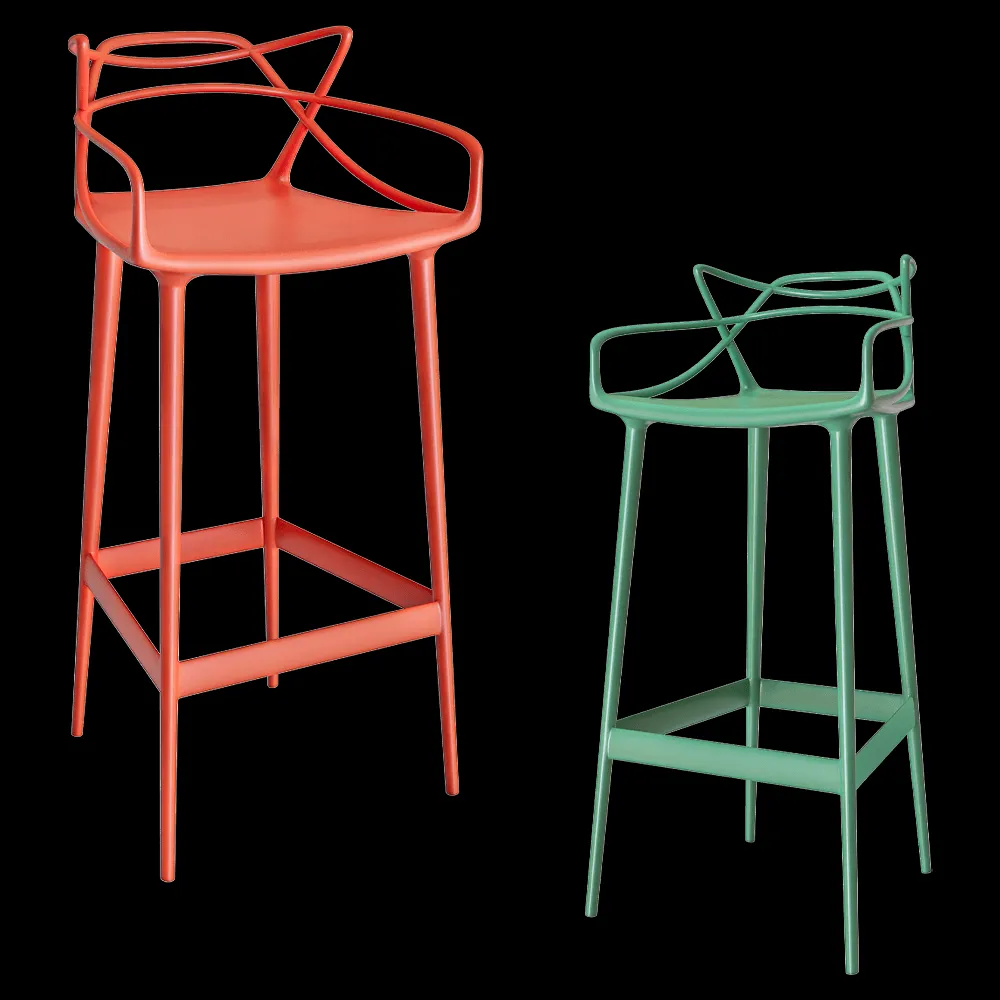 Kartell – Bar stool Master 3ds Max