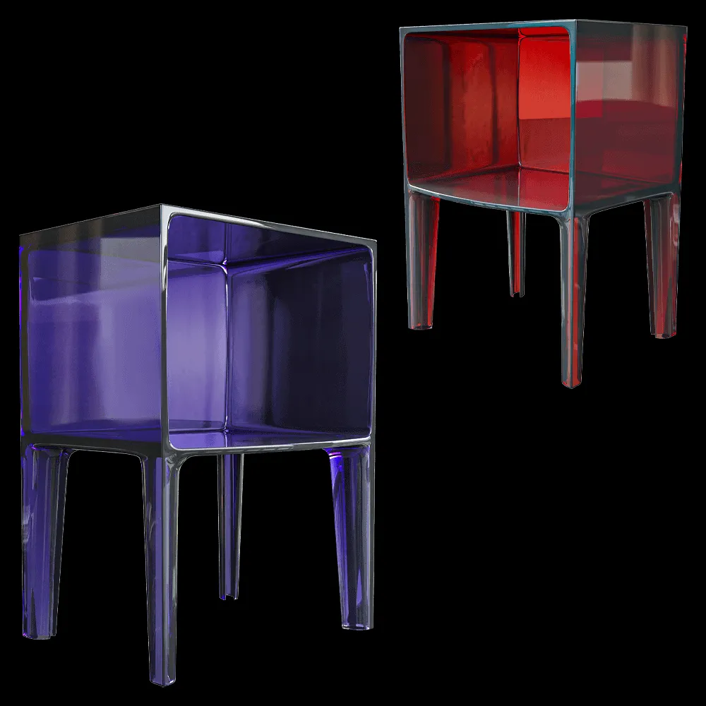 Kartell – Bedside table small Ghost Buster 3ds Max