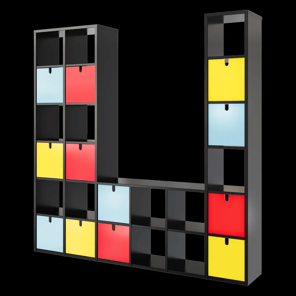 Kartell – Bookcase Polvara 3ds Max