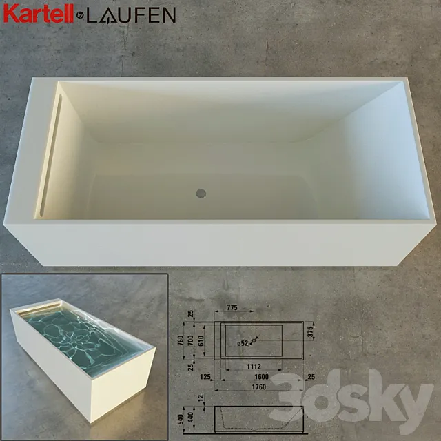 Kartell by LAUFEN 22332 3ds Max