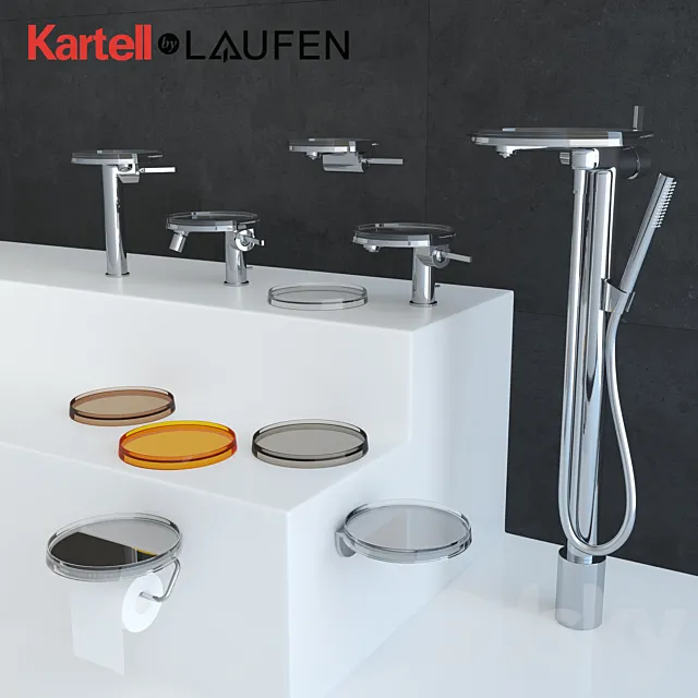 KARTELL by LAUFEN Bathroom Set – Faucets _ Mixers & Accessories 3DSMax File