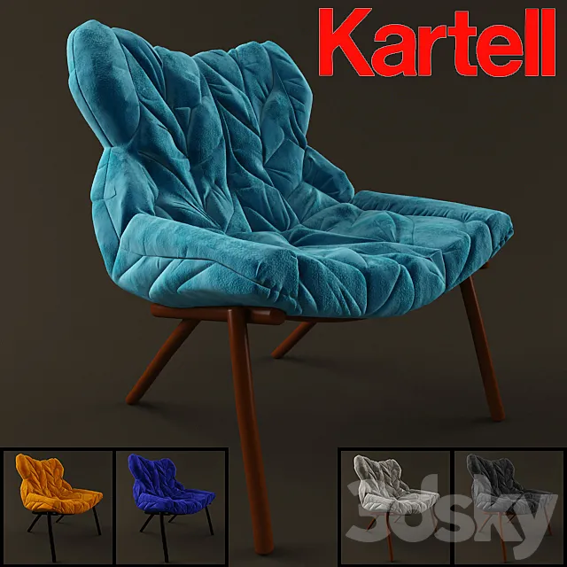 Kartell Foliage Chair 3DS Max Model