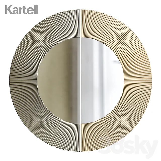 Kartell framed mirror 3DS Max Model