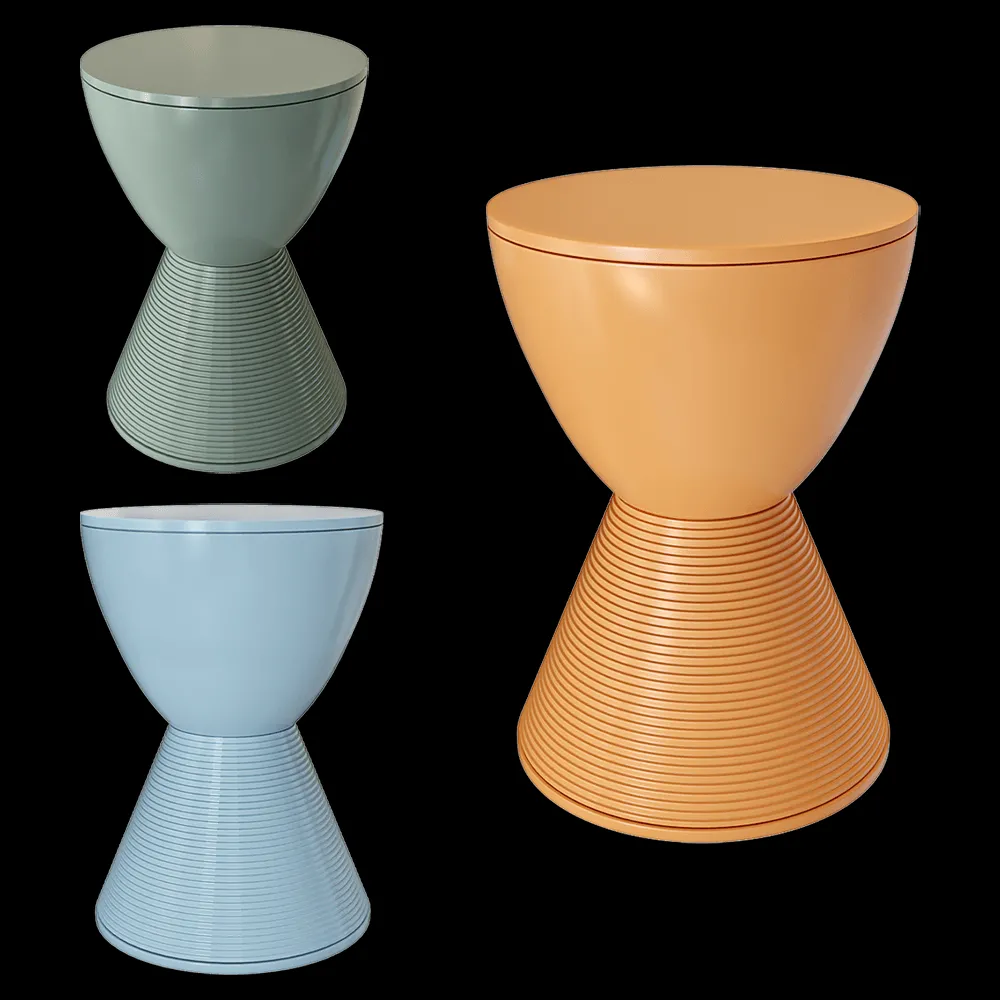 Kartell – Side table Prince Aha 3ds Max