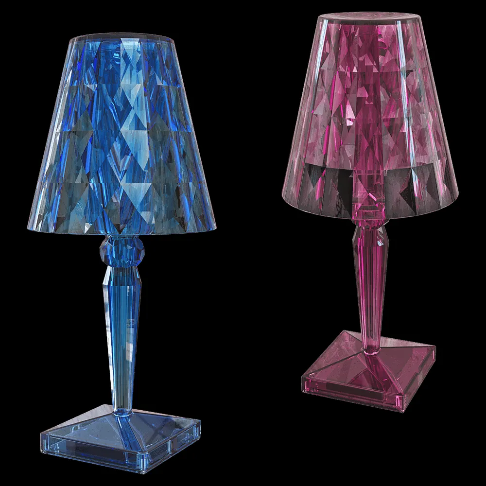 Kartell – Table lamp Big Battery 3ds Max