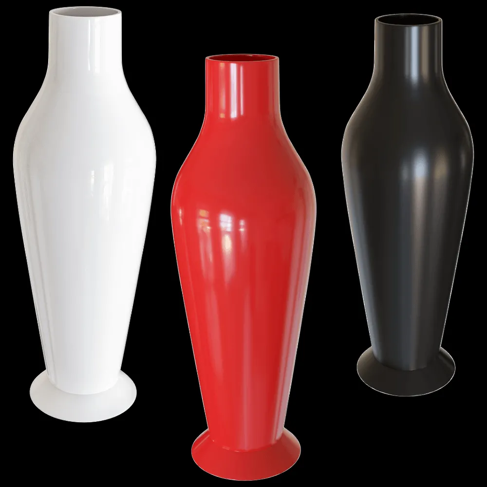 Kartell – Vase Missis flower power 3ds Max