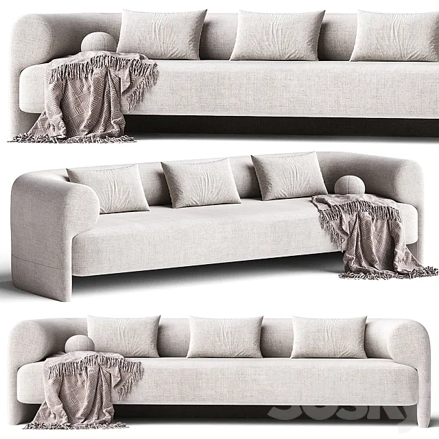 Kasba Sofa by Andrea Bonini 3ds Max