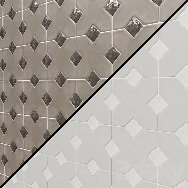 KASBAH Equipe Ceramicas tiles 3DS Max Model