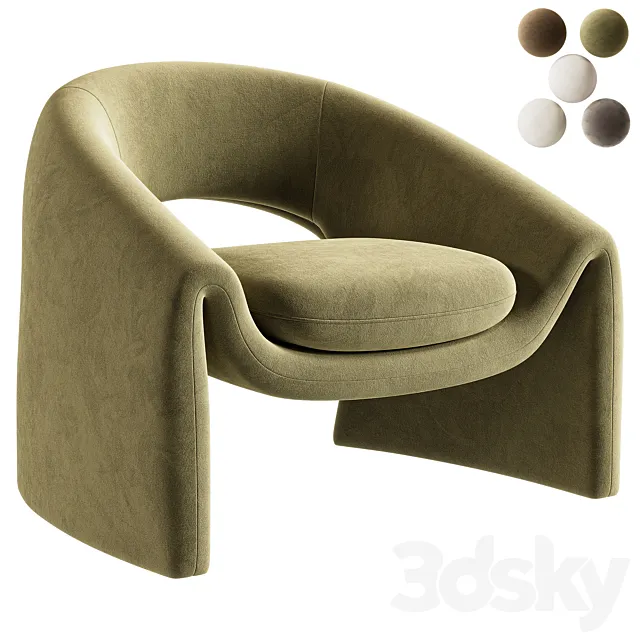 Kastaninbaum armchair bowl 3dsMax Model