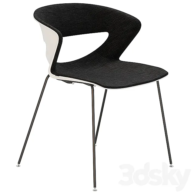 kastel kicca chair 2 3ds Max