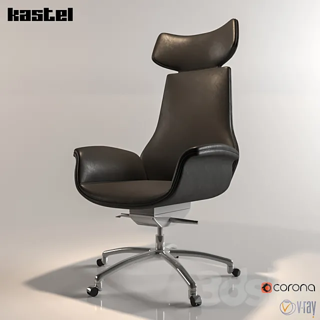 Kastel Kriteria Executive armchair 3DS Max Model