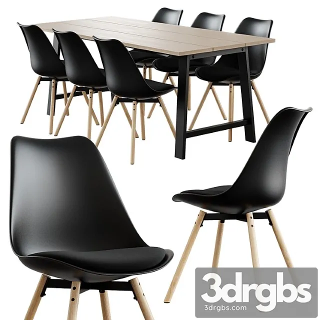 Kastrup chair + gadeskov table 3dsmax Download