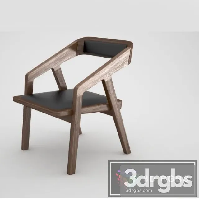 Katakana Wood Chair 2 3dsmax Download