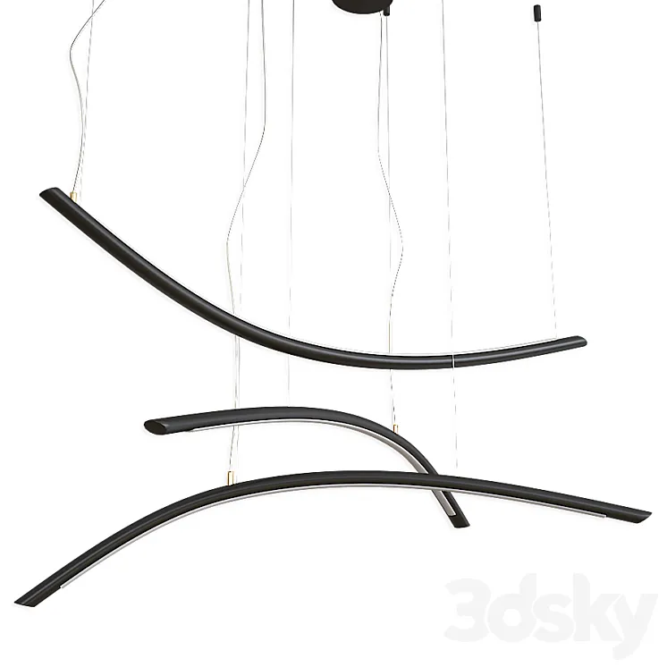 Katana Ceiling Lamp 3DS Max Model