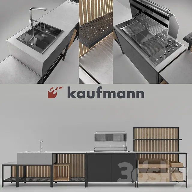 KAUFMANN GRILLKITCHEN 3DS Max Model