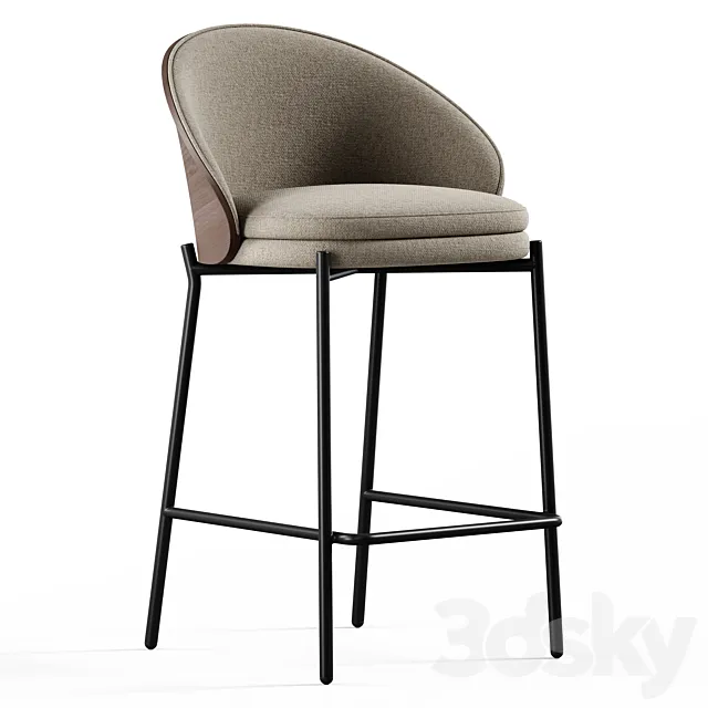 Kave Home – Eamy Bar stool 3ds Max