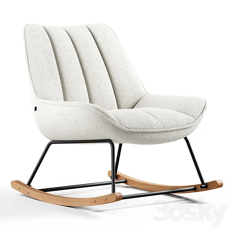 Kave Home – Marlina Rocking Chair 3DS Max Model