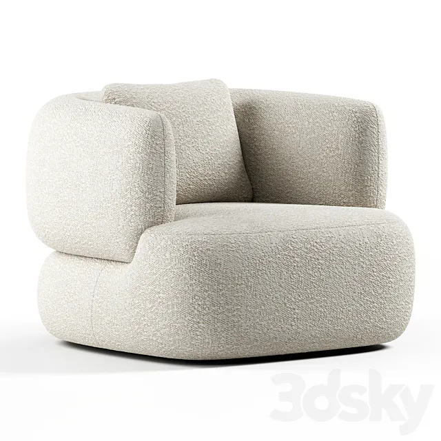 Kave Home – Martina Armchair 3ds Max