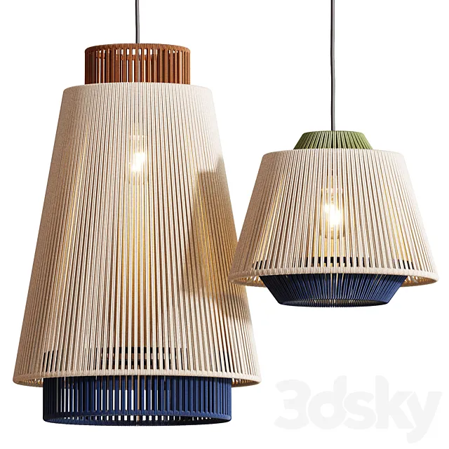 Kave Home Yuvia Pendant Lamps 3dsMax Model