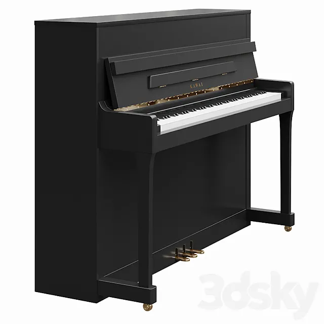 Kawai K-200 EP Digital Piano 3DS Max Model