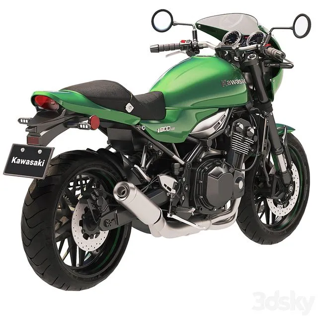 Kawasaki Z900RS Cafe 2020 3dsMax Model