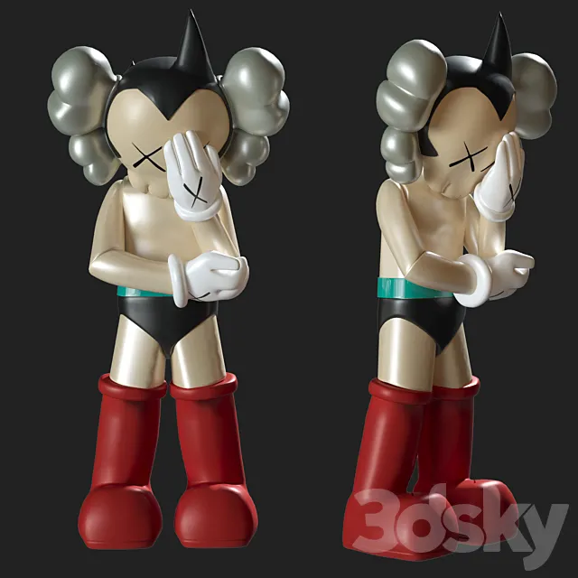 Kaws astroboy 3dsMax Model