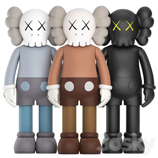 kaws collection 3DS Max Model