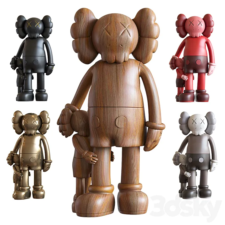 Kaws Good Intentions 2021 3DS Max Model