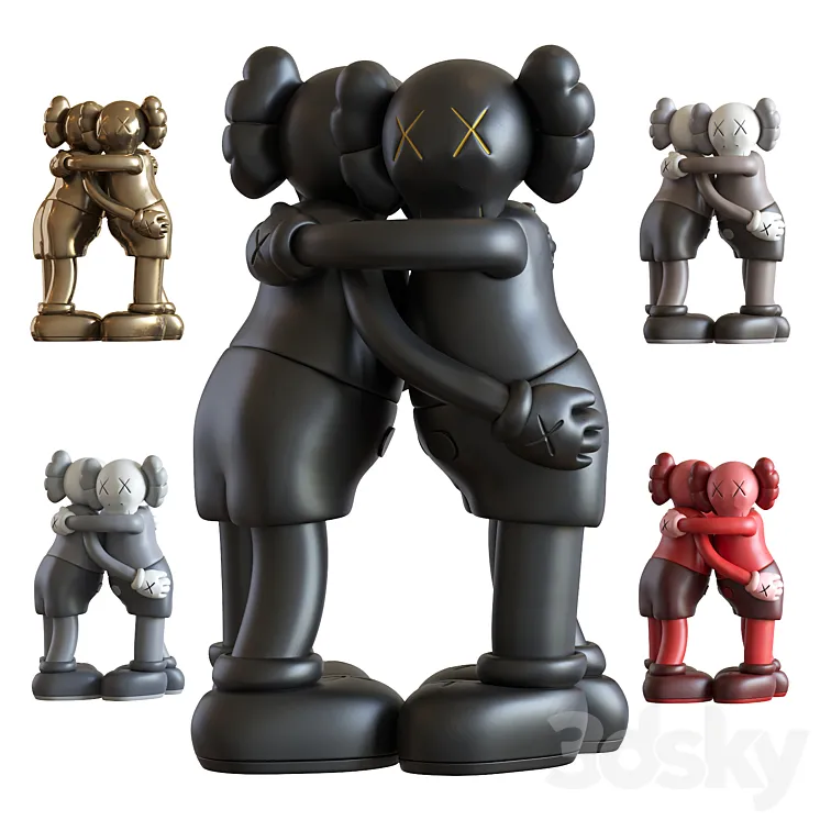 Kaws Together 3DS Max Model