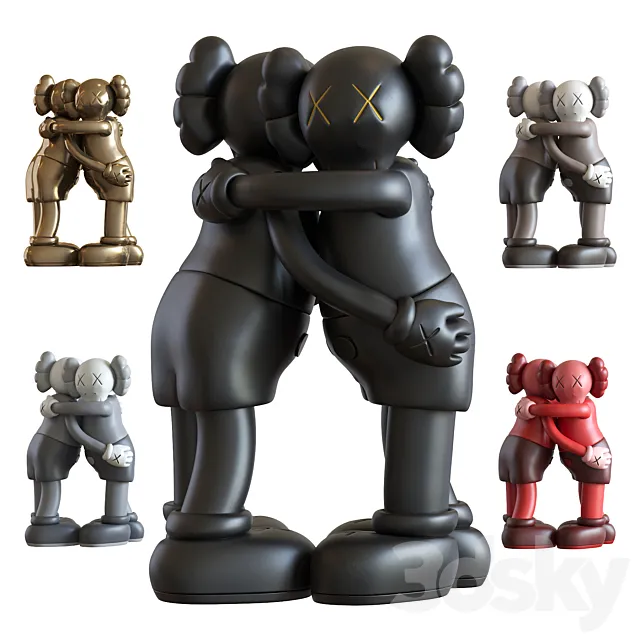 Kaws Together 3dsMax Model