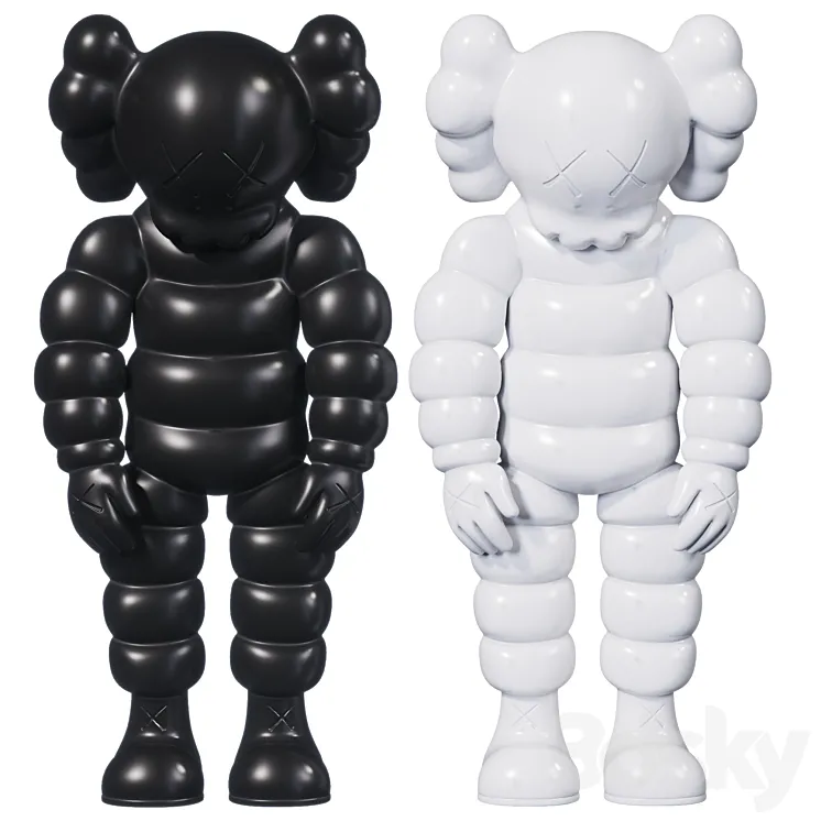 Kaws What Party 3DS Max