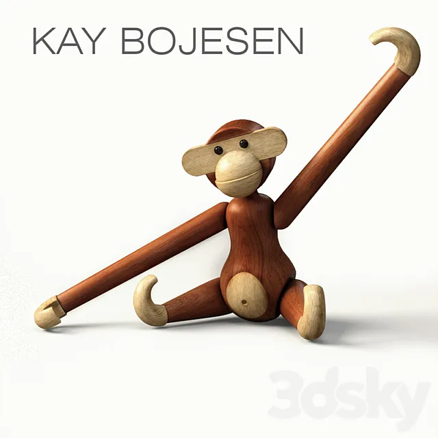 Kay Bojesen Monkeys 3ds Max