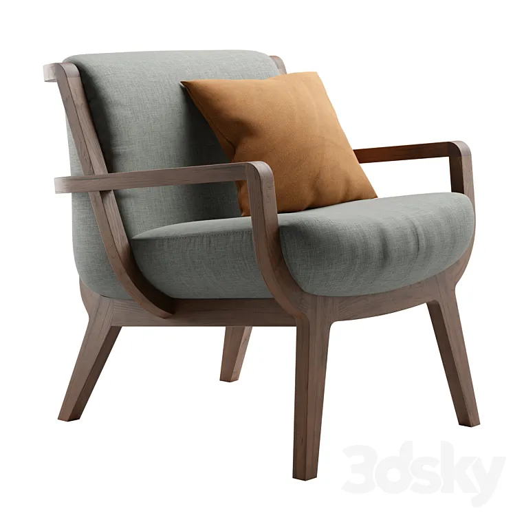 Kaya Lounge Chair 3DS Max