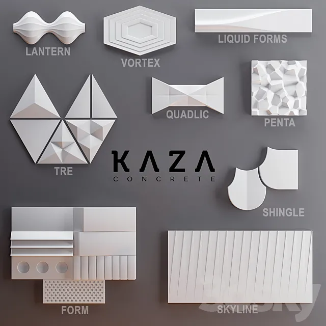 Kaza Concrete 3DSMax File