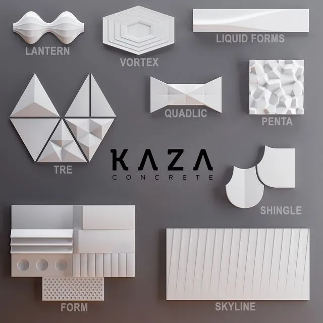 Kaza Concrete 3dsMax Model