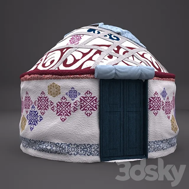 Kazakh yurt 3DSMax File