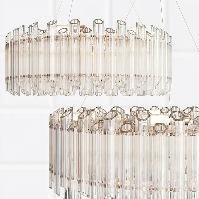 Kebo amazing glass chandelier 3ds Max