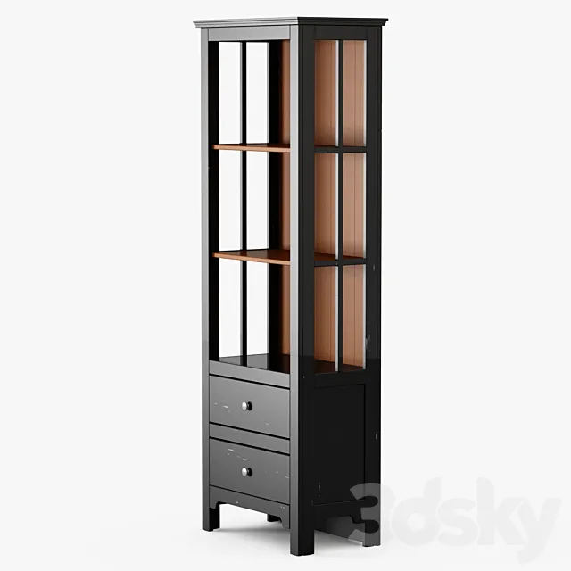 Keefe Bookcase – Black 3ds Max