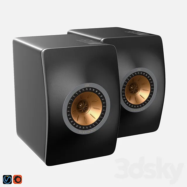 KEF LS50 3ds Max