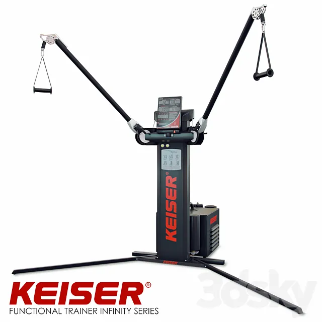 Keiser functional trainer 3ds Max