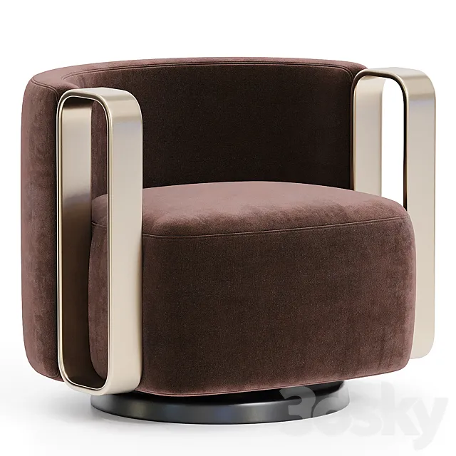 Kelly bracelet armchair 3ds Max