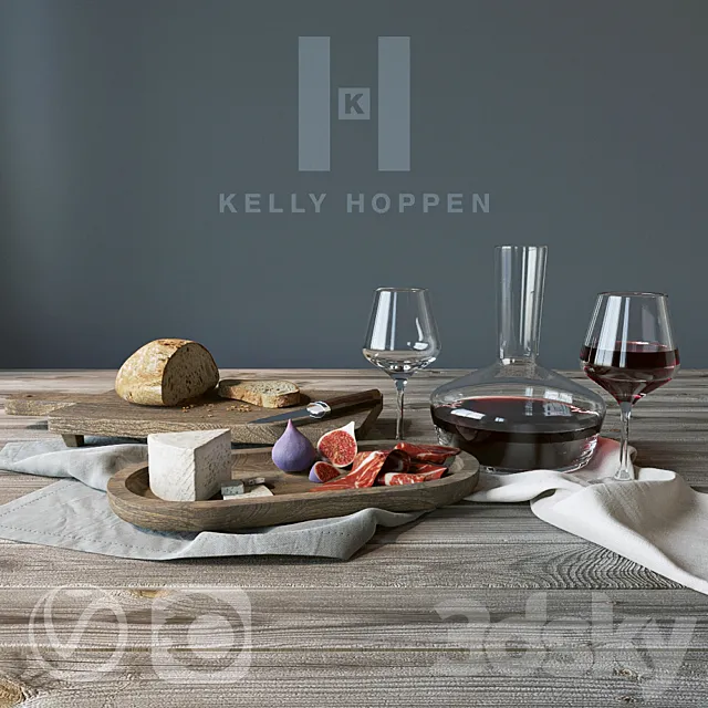 Kelly Hoppen | Tableware number 2 3DS Max Model