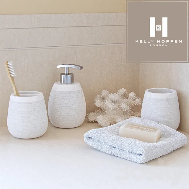 Kelly Hoppen | Textured Stone Accessories 3ds Max