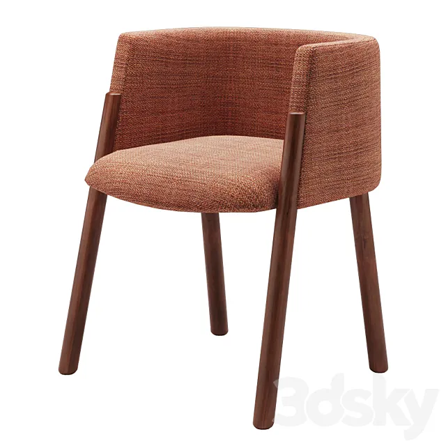 Kelly Wearstler Acero dining chair 3DS Max Model