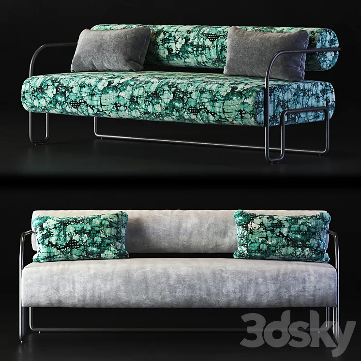 Kelly Wearstler Ardent Sofa 3DS Max