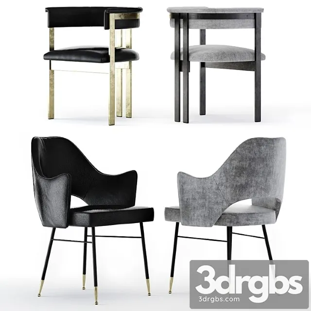 Kelly wearstler dining chairs 2 3dsmax Download